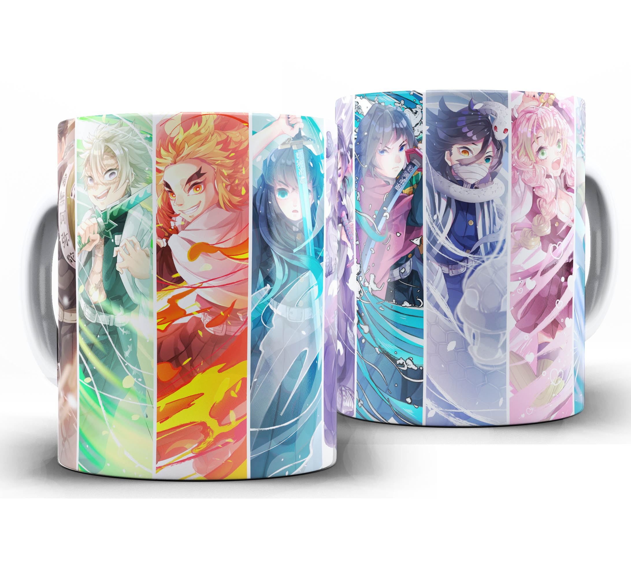 Caneca Anime - Demon Slayer Kimetsu no Yaiba W1 - Hashiras